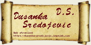 Dušanka Sredojević vizit kartica